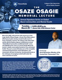 The Osaze Osagie Memorial Lecture