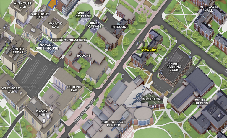 MRC Grange Map