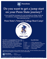 Penn State's Veterans College Boot Camp