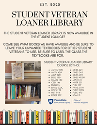 Student Veteran Loaner Library