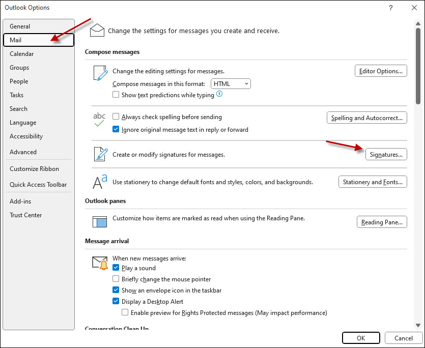 35th Email Signature Instructions for Outlook - 2